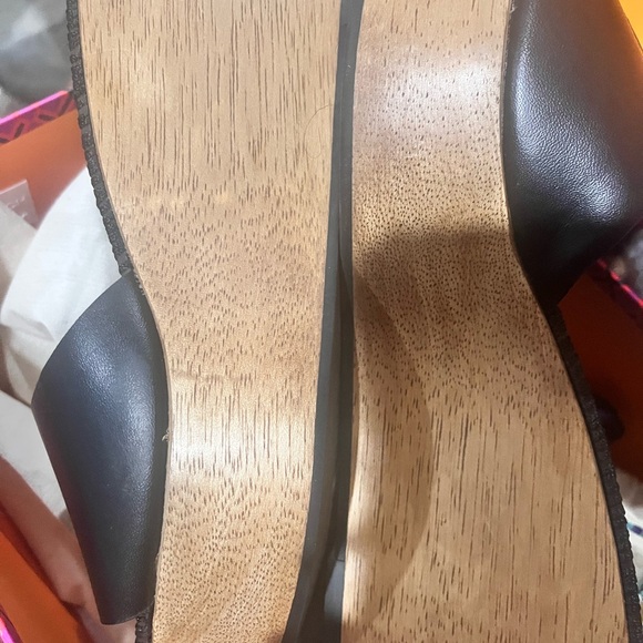 Tory Burch Black Slide Sandals - Picture 5 of 6